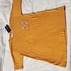 Vintage Towncraft Wolf Man T-shirt Size S Color Orange